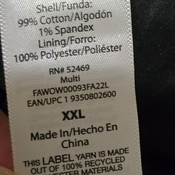 Free‎ Assembly Women's Slim Double Breasted Plaid Blazer Jacket Plus Size XXL - Picture 11 of 12